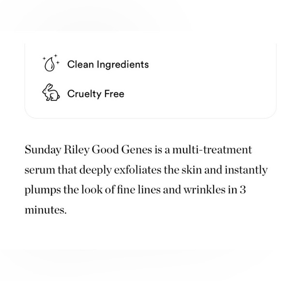 NWT Sunday Riley Good Genes Lactic Acid Treatment - Picture 3 of 6